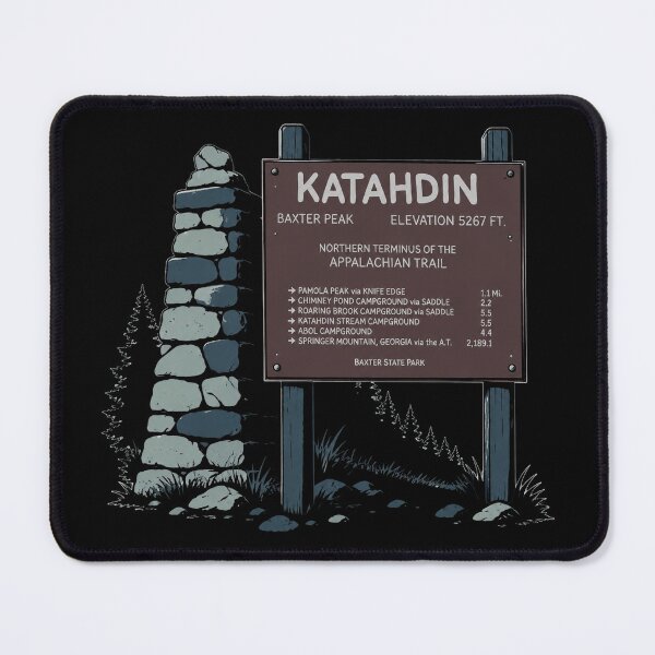 Item preview, At Northern Terminus Mount Katahdin Vintage designed and sold by Michaeltien.