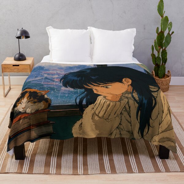 Item preview, Lofi Study Girl: Rainy Window Nook designed and sold by bapupa.