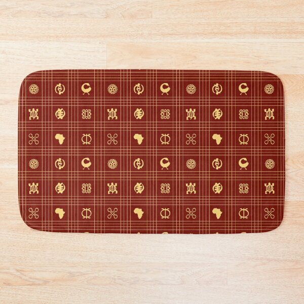 Item preview, Golden Adinkra Symbols pattern designed and sold by MammothArt.
