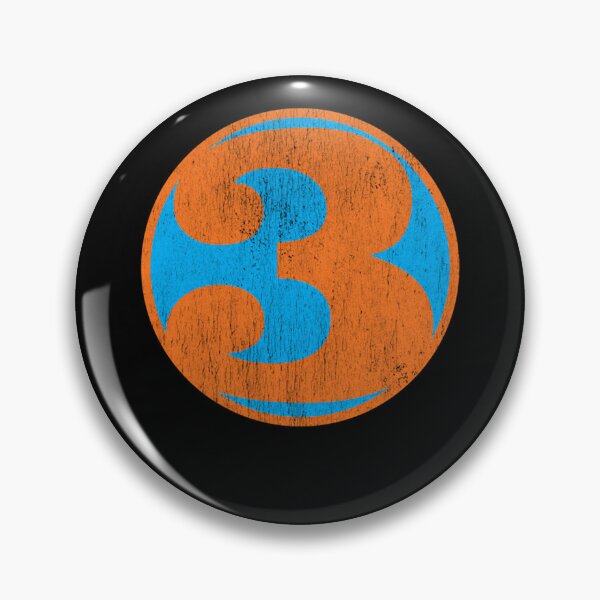 Item preview, Circular Orange And Blue Emblem designed and sold by Thought Creator.