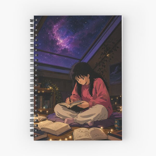 Item preview, Lofi Study Girl: Starlit Attic designed and sold by bapupa.