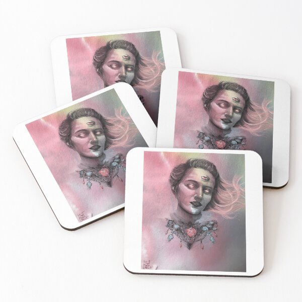 Item preview, All Seeing Trippy Girl Portrait designed and sold by AnyLilThing.