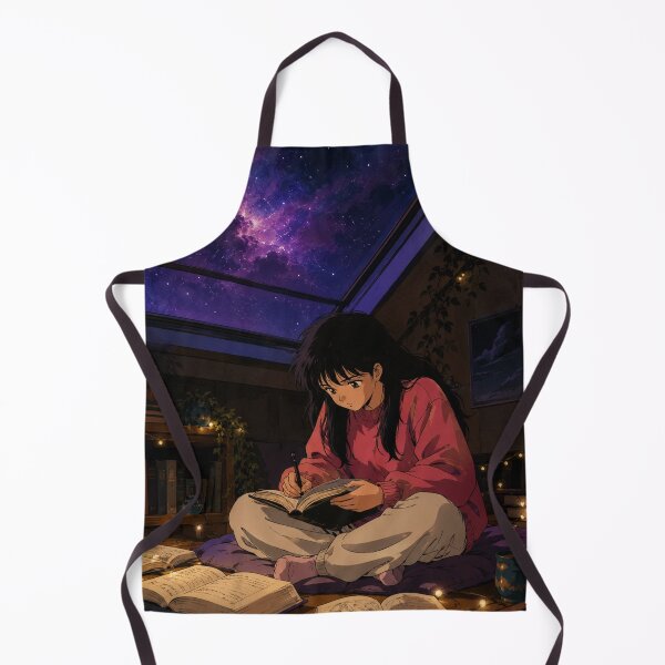 Item preview, Lofi Study Girl: Starlit Attic designed and sold by bapupa.