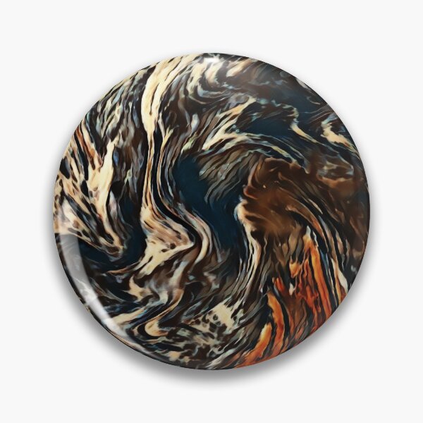 Item preview, Ember Tide – Fiery Black and Orange Abstract designed and sold by Absractshop4942.