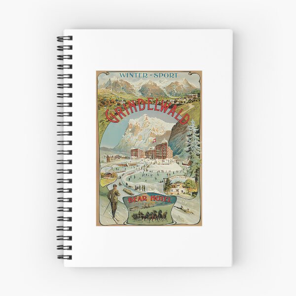 Item preview, Vintage Grindelwald Swiss Winter Sport Travel Advert designed and sold by shopbyjnb.
