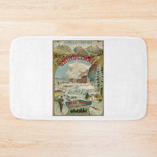 Artikelvorschau, Vintage Grindelwald Schweizer Wintersport-Reiseanzeige entworfen und verkauft von shopbyjnb.