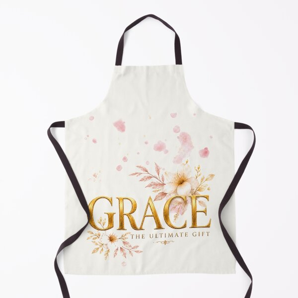 Aperçu de l'œuvre Grace Is the Ultimate Gift Christian Shirt Design créée et vendue par Rosie's Wildflower Boutique.