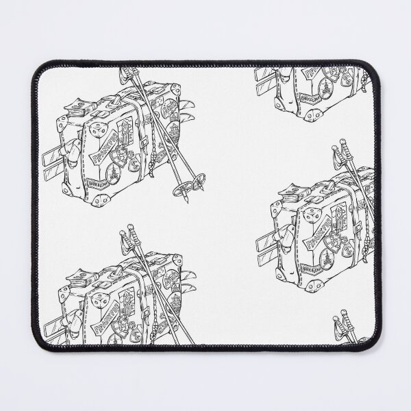 Item preview, Travel Suitcase - Black on White designed and sold by BentleysGreat.