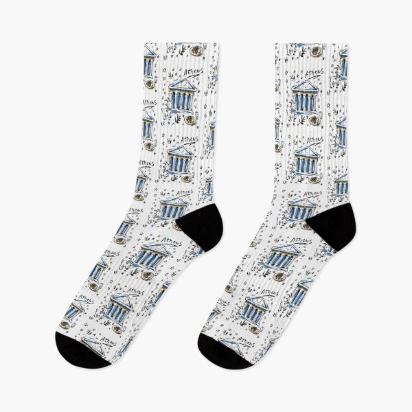 Item preview, Cute Parthenon Athens Doodle Art v2 designed and sold by RamyGallery.
