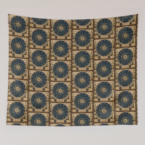 Item preview, Medieval Map of the night sky vintage style art designed and sold by Vintage Designs +.