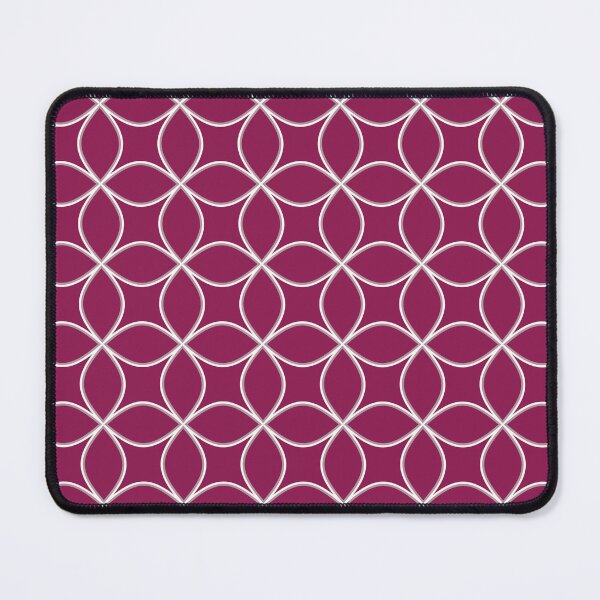 Item preview, Burgundy Quatrefoil Geometric Pattern designed and sold by photossmirnov.