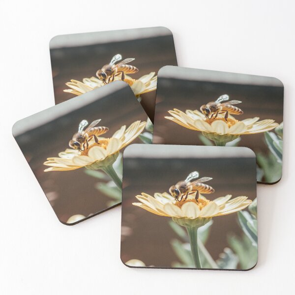 Item preview, Golden Flower Bee Photography designed and sold by Honali.