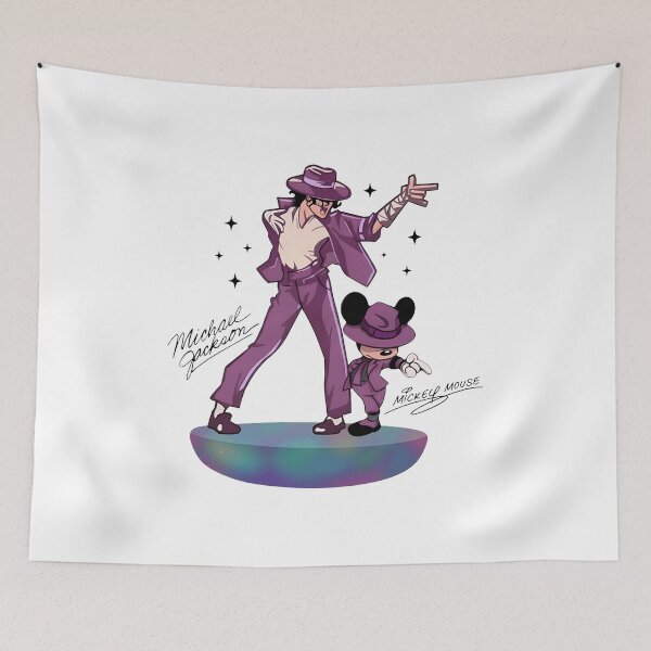 Item preview, Purple Pop Icon Dance Duo Retro Illustration Artwork designed and sold by JamesWyat18400.