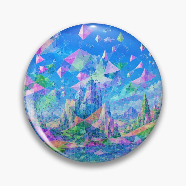 Item preview, Shimmering polygonal dreamscape designed and sold by Sigtrix.