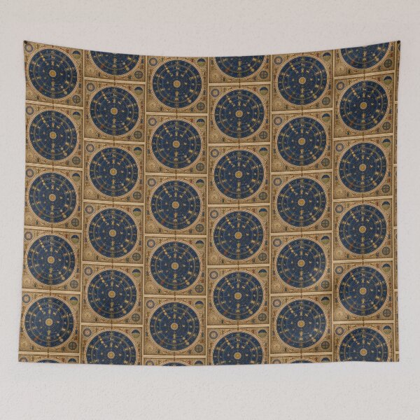 Item preview, Medieval Map of the night sky vintage style art designed and sold by Vintage Designs +.