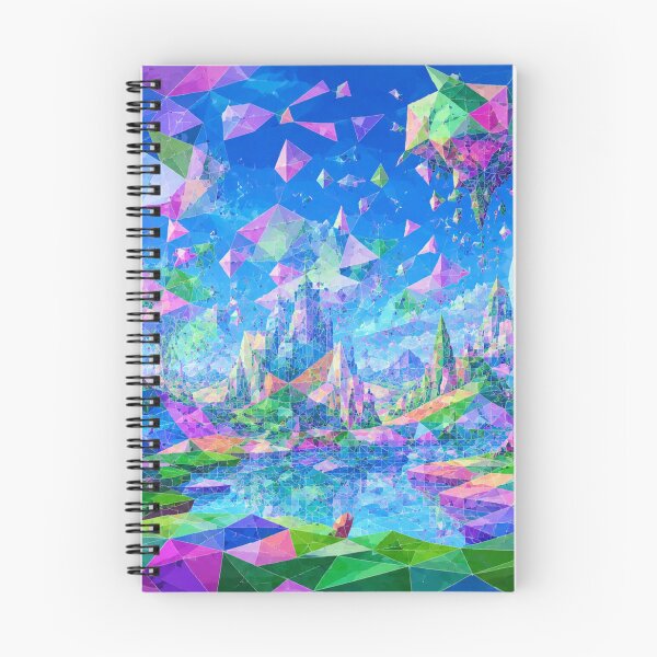 Item preview, Shimmering polygonal dreamscape designed and sold by Sigtrix.