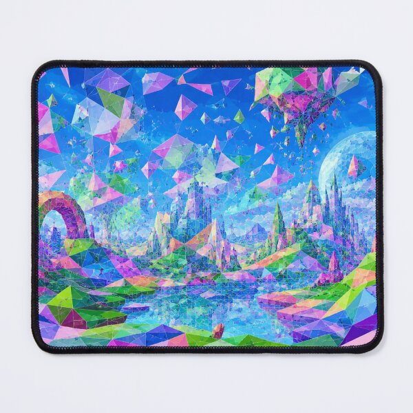 Item preview, Shimmering polygonal dreamscape designed and sold by Sigtrix.