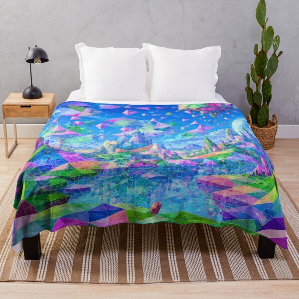 Item preview, Shimmering polygonal dreamscape designed and sold by Sigtrix.