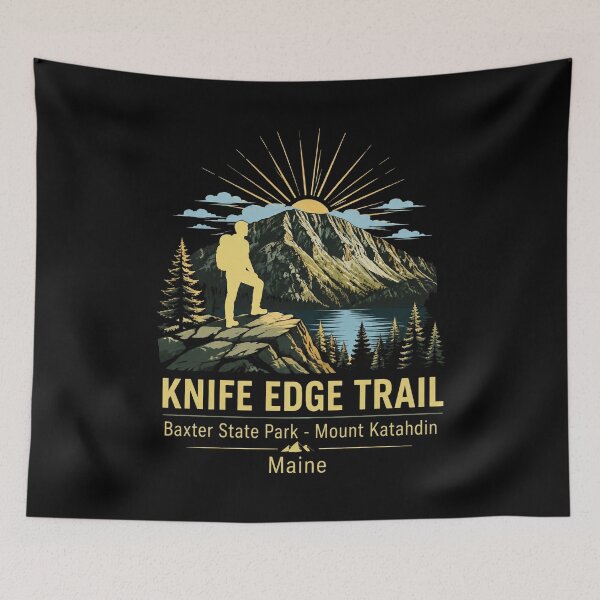 Item preview, Knife Edge Trail Vintage Poster designed and sold by Michaeltien.
