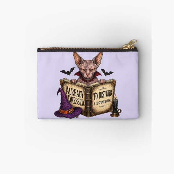 Item preview, Funny Vintage Sphynx Vampire Halloween Cat Costume designed and sold by Gentlestate.