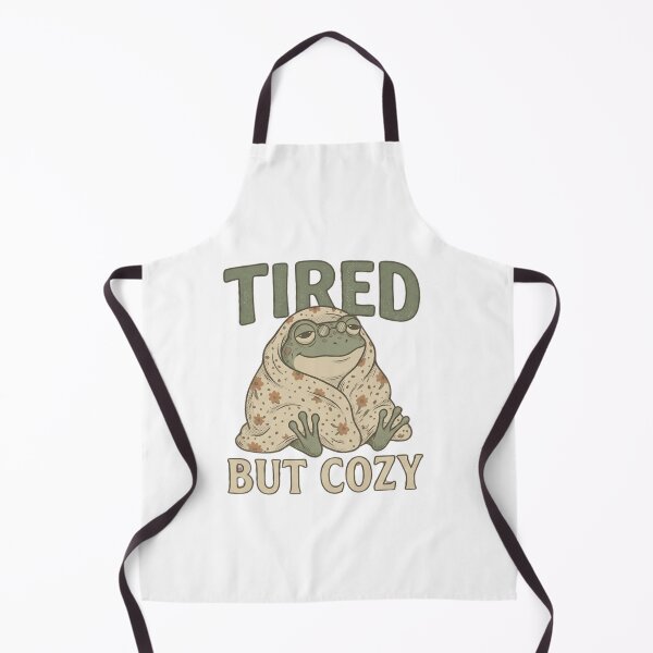 Item preview, Tired But Cozy Frog – Cute Cozycore Frog designed and sold by MD Sweet.