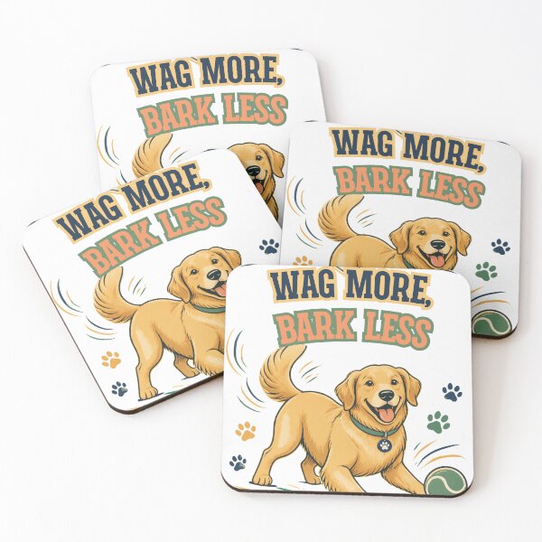 Item preview, Wag More Bark Less Hundespiel designed and sold by Paw-and-Purr.