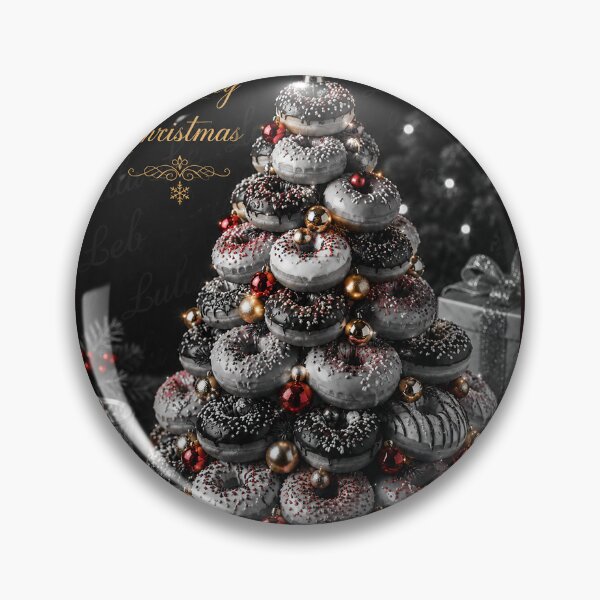 Item preview, Merry Christmas -  Donut Tree Selective color  designed and sold by LuluLeb.