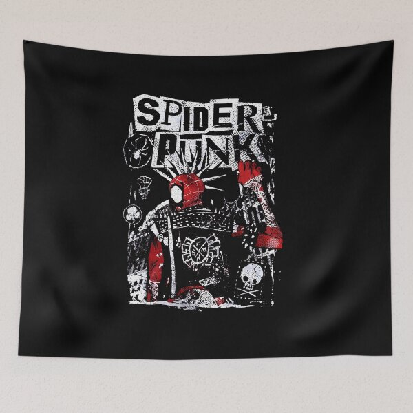Item preview, Punk Rock Anarchy Spider Hero Distressed Art designed and sold by Newfacedesi.