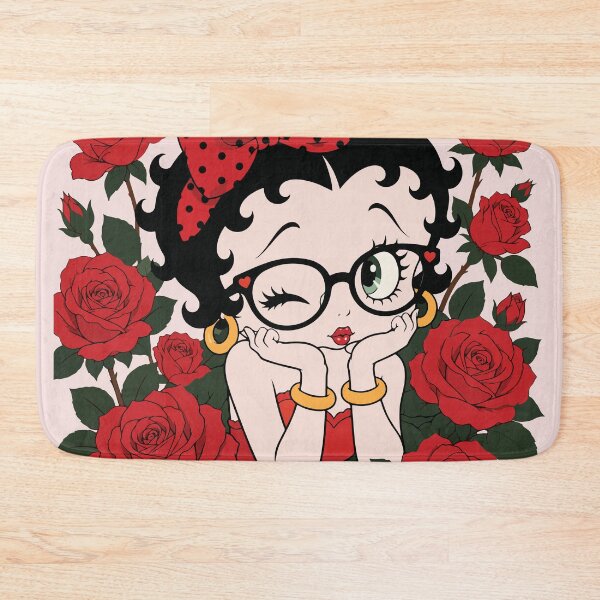 Item preview, Betty Boop Red Roses & Glasses Vintage Pinup designed and sold by BrownHorse90s.