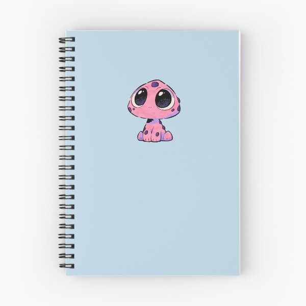 Item preview, Cute Pink Kawaii Alien Mushroom Creature designed and sold by jianina-alondra.