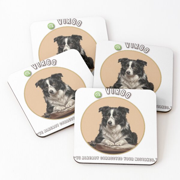 Item preview, Funny Virgo Border Collie Zodiac Sarcastic Astrology designed and sold by Addy77shop.
