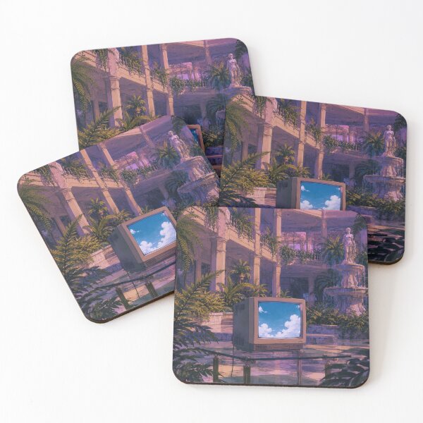 Item preview, Lofi Vaporwave: Grid Mall Sanctuary designed and sold by bapupa.