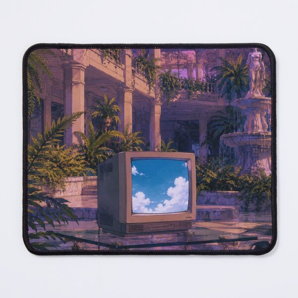 Item preview, Lofi Vaporwave: Grid Mall Sanctuary designed and sold by bapupa.