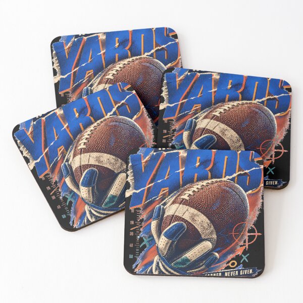 Item preview, No Easy Yards Vintage American Football Graphic designed and sold by moderntshirt1.