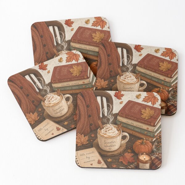 Item preview, Autumncore Cozy Season Pumpkin Spice Aesthetic Sticker designed and sold by Fanverse Merchandise.