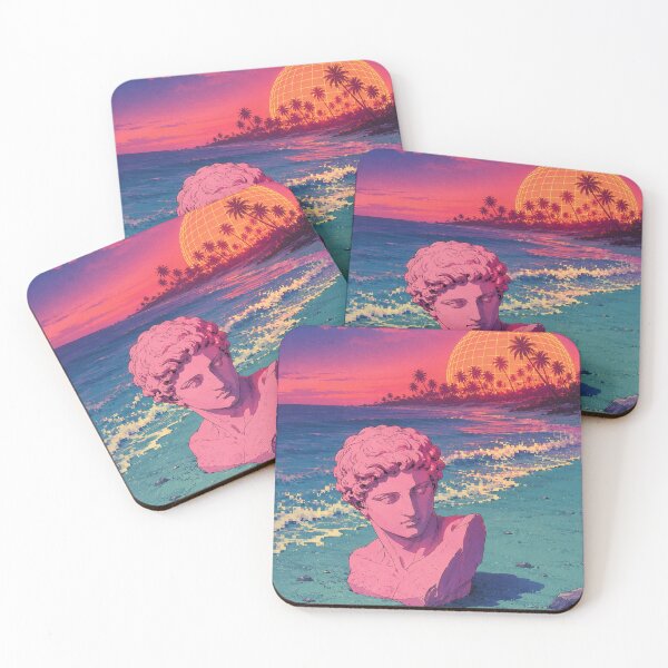 Item preview, Lofi Vaporwave: Neon Shoreline designed and sold by bapupa.