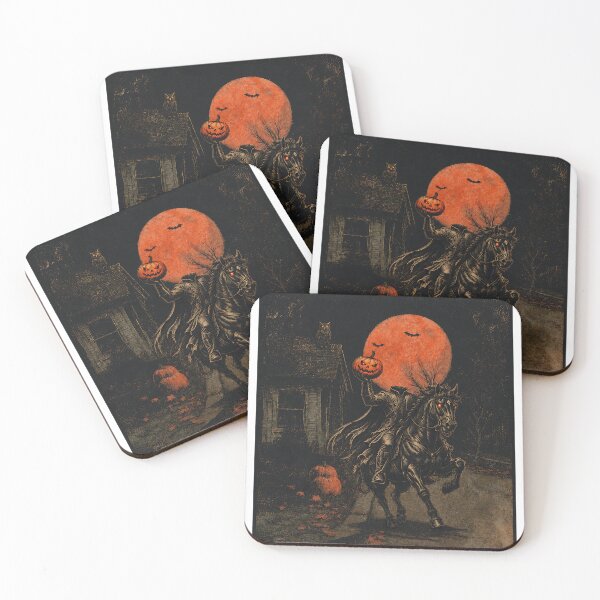 Item preview, Sleepy Hollow Headless Horseman Blood Moon Halloween Vintage designed and sold by Unique personality⭐⭐⭐⭐⭐.
