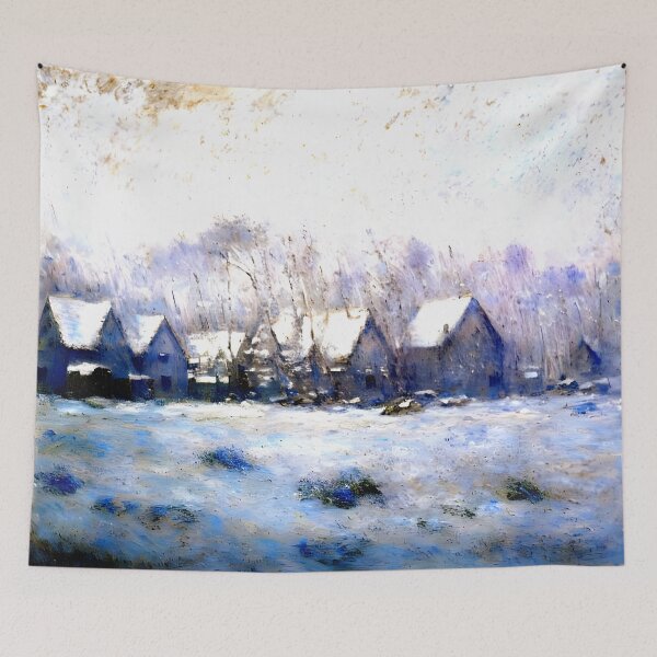 Aperçu de l'œuvre Effet neige à Giverny créée et vendue par artdesignsnow.