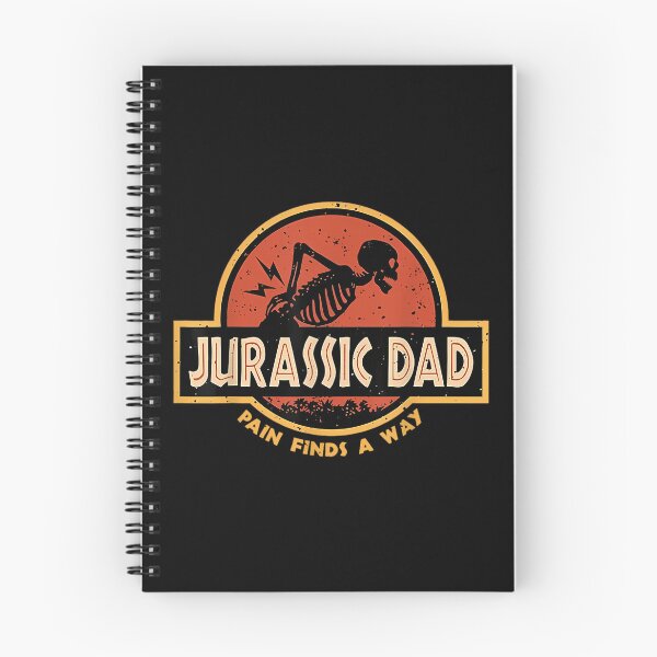 Item preview, Jurassic Dad Pain Finds A Way Funny Skeleton Back Pain designed and sold by Newfacedesi.