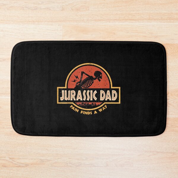 Item preview, Jurassic Dad Pain Finds A Way Funny Skeleton Back Pain designed and sold by Newfacedesi.
