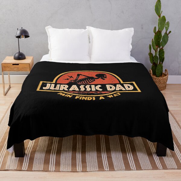 Item preview, Jurassic Dad Pain Finds A Way Funny Skeleton Back Pain designed and sold by Newfacedesi.