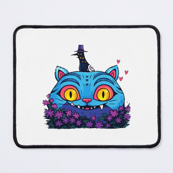 Item preview, Cute Blue Witch Cat With Magical Halloween Vibes designed and sold by MichaelWa20982.
