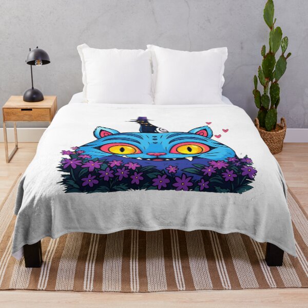 Item preview, Cute Blue Witch Cat With Magical Halloween Vibes designed and sold by MichaelWa20982.