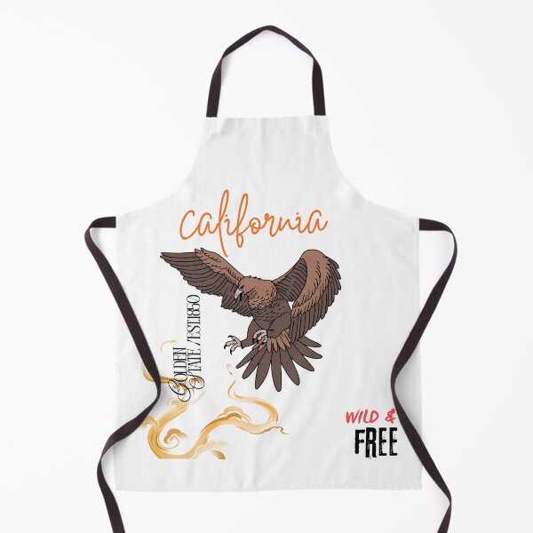 Item preview, California Golden State Eagle Wild and Free Vintage Design designed and sold by NourArtCorner.
