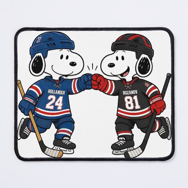 Item preview, Snoopy Heated Rivalry Hollander Rozanov designed and sold by FlutterDtealArt.