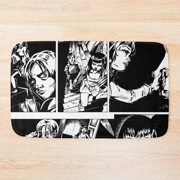 Item preview, Black and White Thriller Comic Art designed and sold by Ekaterina  Biserova.