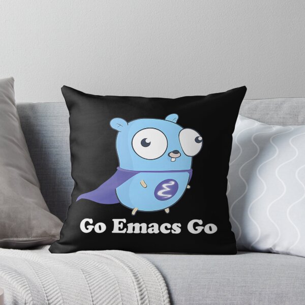 Item preview, Go Emacs Go Black designed and sold by ForRealSerial.