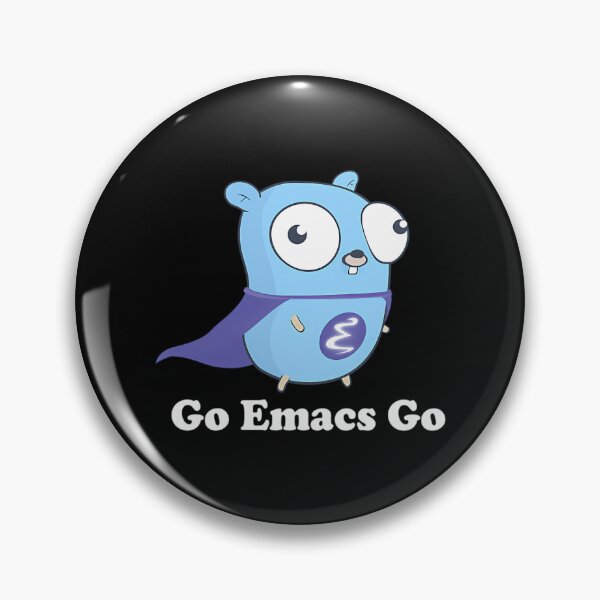 Item preview, Go Emacs Go Black designed and sold by ForRealSerial.