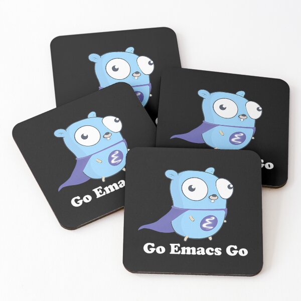 Item preview, Go Emacs Go Black designed and sold by ForRealSerial.