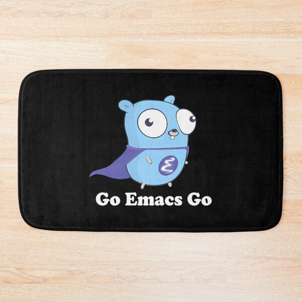 Item preview, Go Emacs Go Black designed and sold by ForRealSerial.